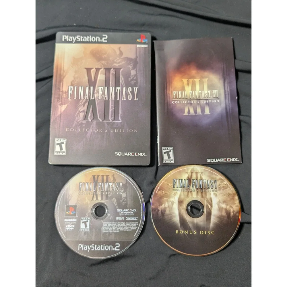 Final Fantasy XII Collector's Edition PS2 PlayStation 2 Metal Steelbook Complete